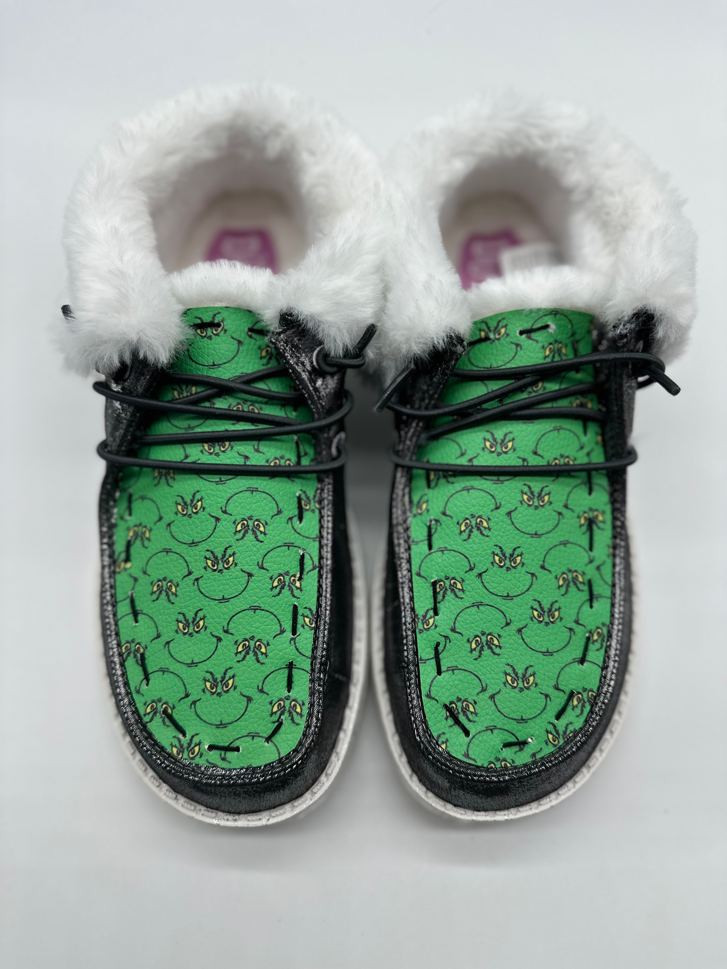 The Mean One Face Custom Booties Dudes Free Shipping image 0