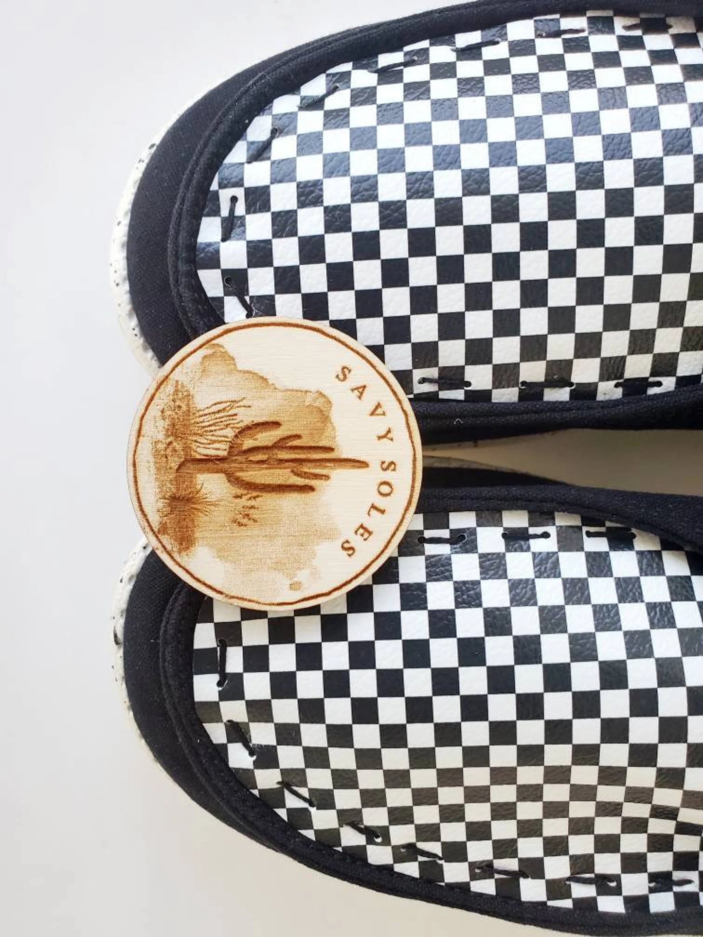 Racing checkered flag hey dudes Custom Hey dude shoes FREE SHIP image 1