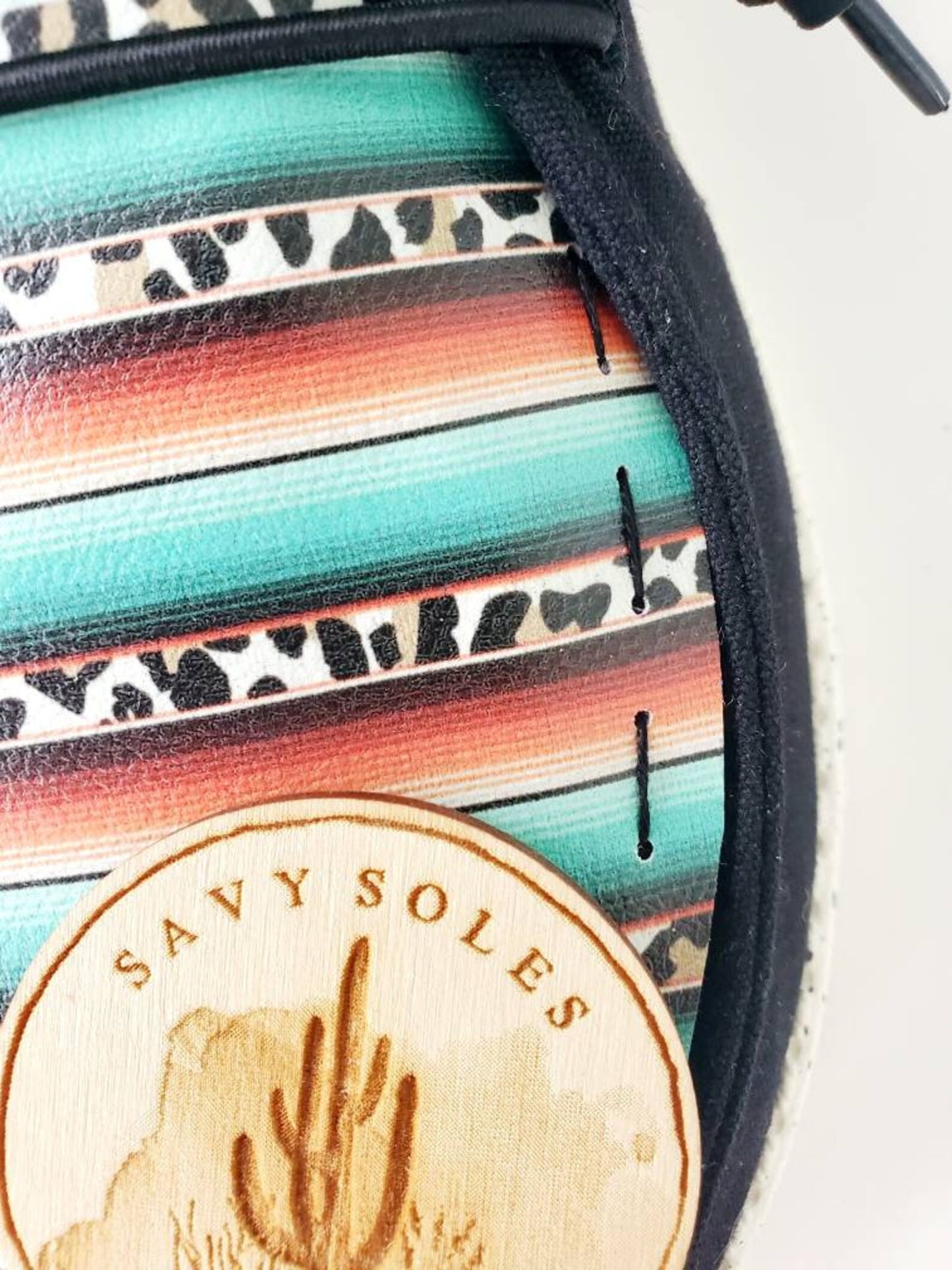 Serape cheetah leopard hey dudes Custom Hey dude shoes FREE SHIP image 2