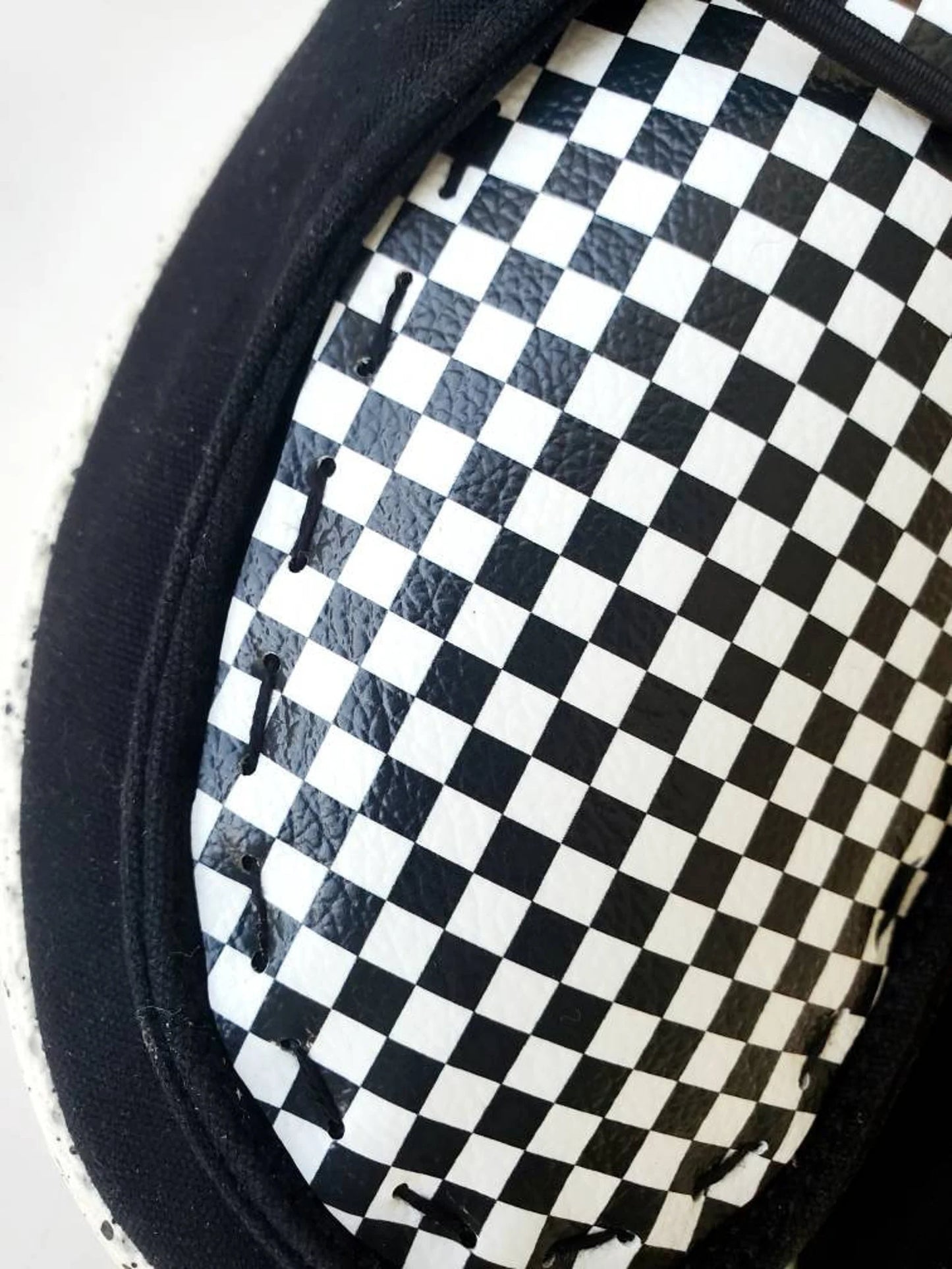 Racing checkered flag hey dudes Custom Hey dude shoes FREE SHIP image 3