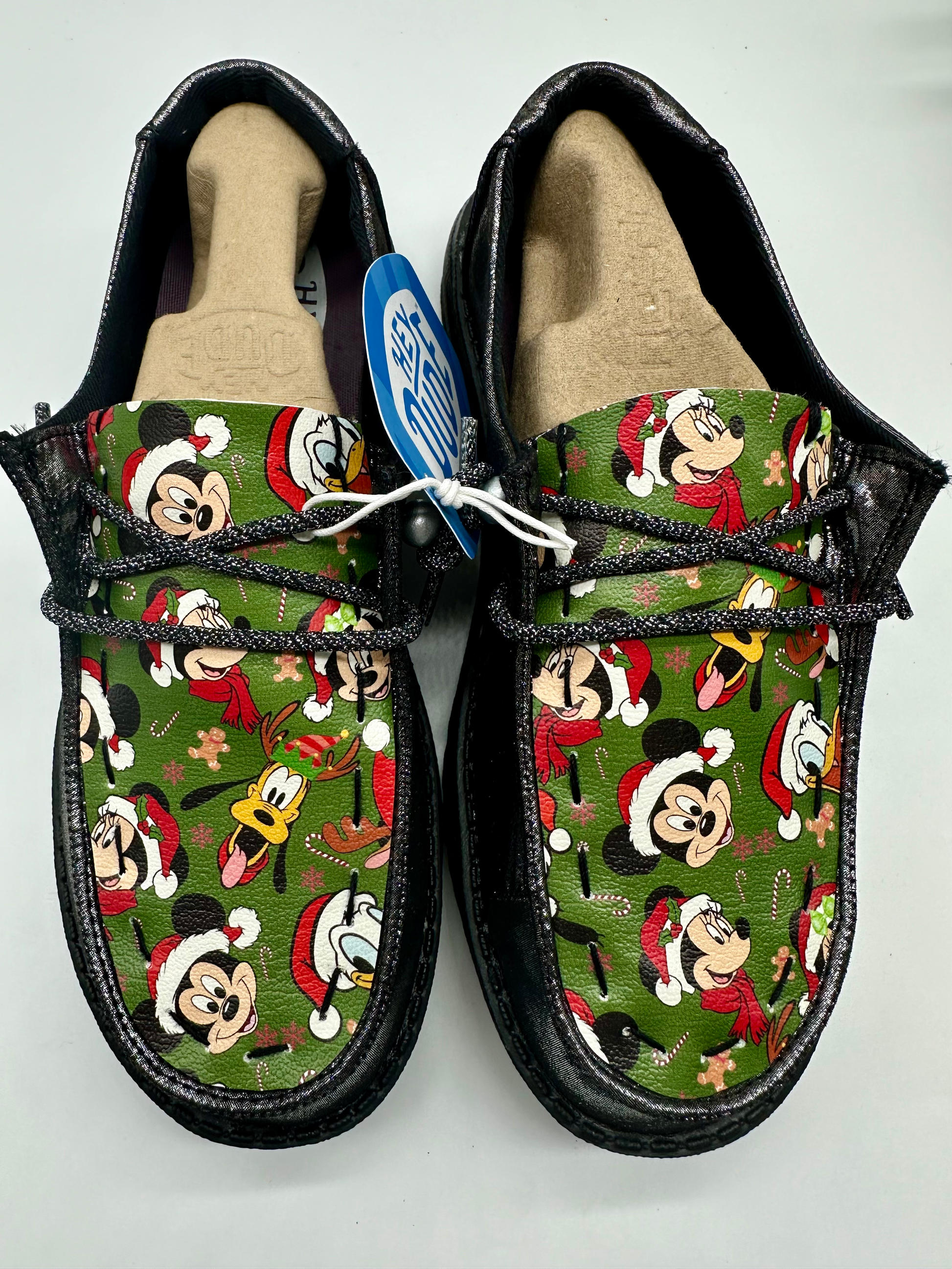 Metallic Black Christmas Mouse Green Custom Dudes Free Shipping image 1