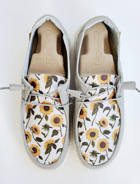 Sunflowers summer Custom Hey Dude Shoes FREE SHIP image 0