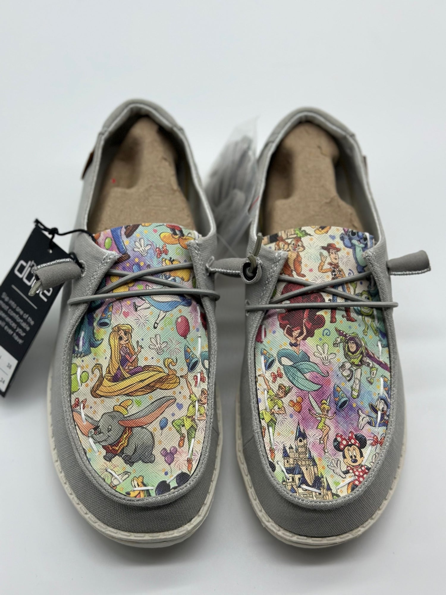 Mixed Character LARGE print custom Dude Shoes free shipping!   image 0