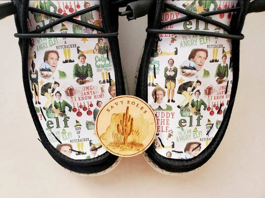 BUDDY The Elf ! Christmas Custom dudes shoes FREE SHIP Christmas image 0
