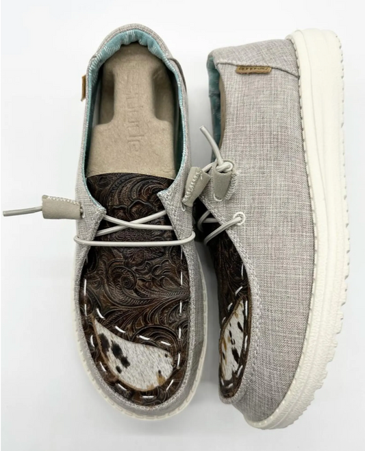 Custom Cowhide Dude Shoes: Leather & Fur, Hand Customized