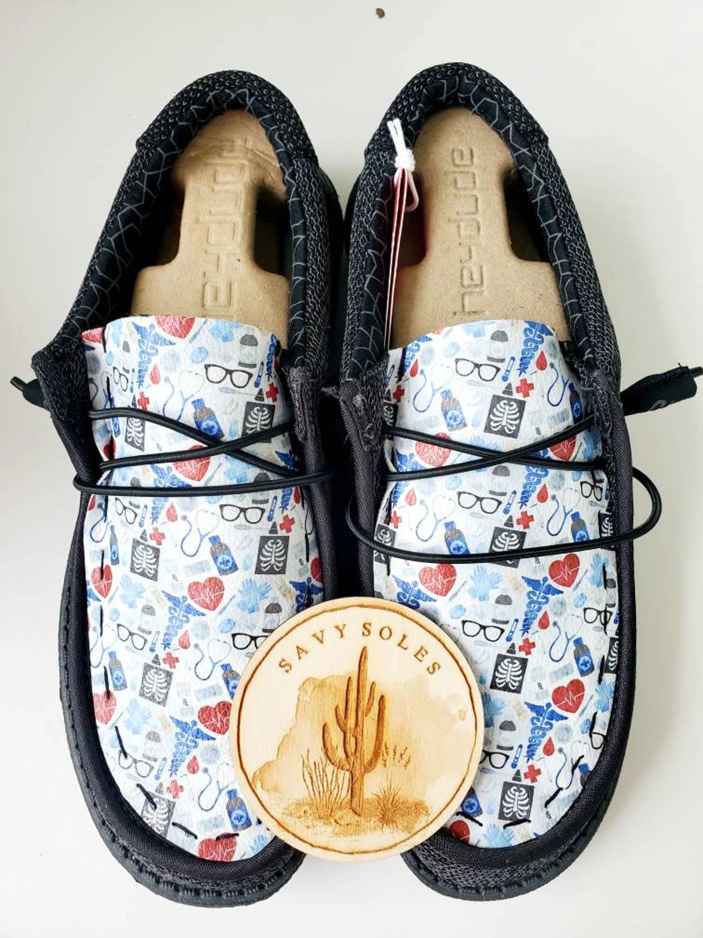 Nurse xray x-ray doctor medical Custom Hey dude shoes Dudes FREE SHIP image 1