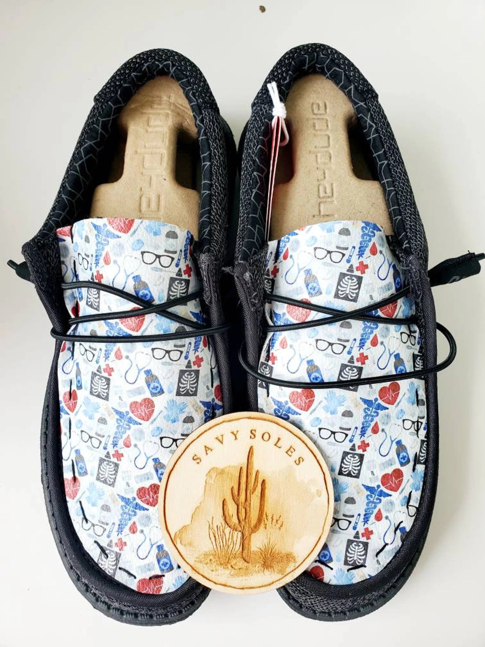 Nurse xray x-ray doctor medical Custom Hey dude shoes Dudes FREE SHIP image 1