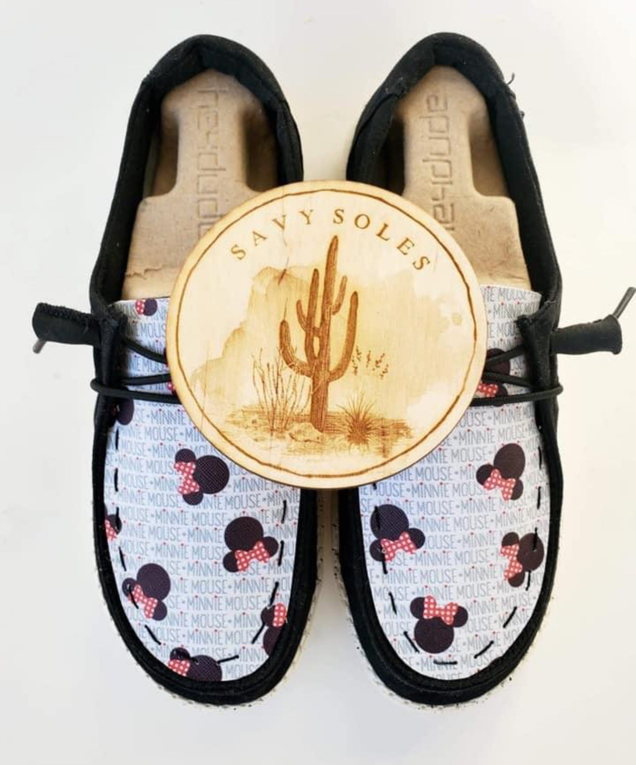 Magic Mouse writing Custom Dude Shoes  FREE SHIPi image 0