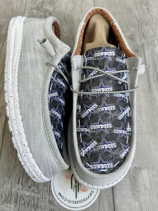 Your favorite football team Custom Hey dude shoes Dudes FREE SHIPm image 0