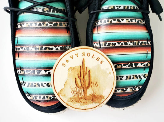 Serape cheetah leopard hey dudes Custom Hey dude shoes FREE SHIP image 0